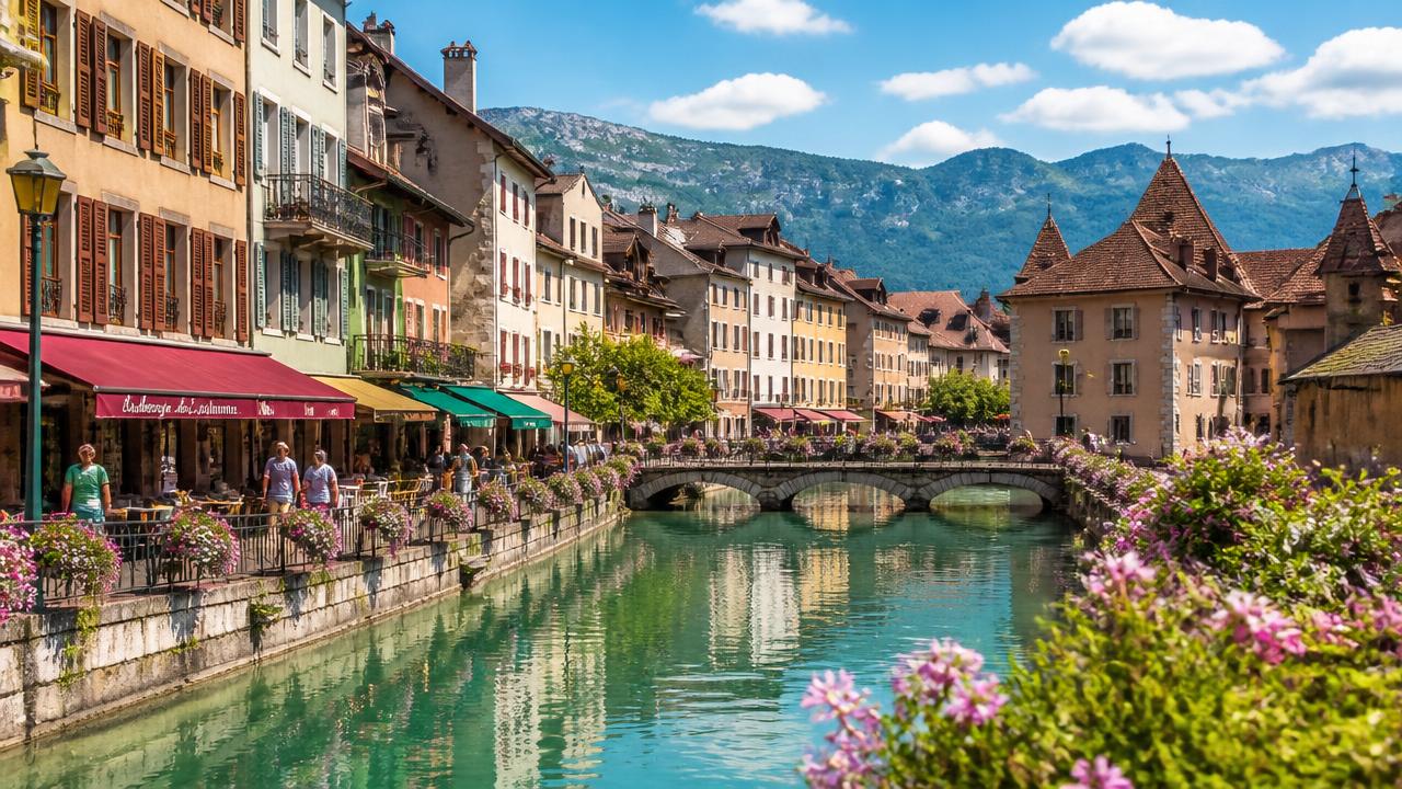 Canaux de la vieille ville d'Annecy